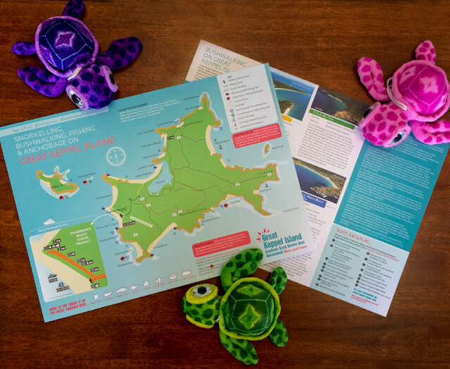 Official Visitor Map for Great Keppel Island Released! | Capricorn ...