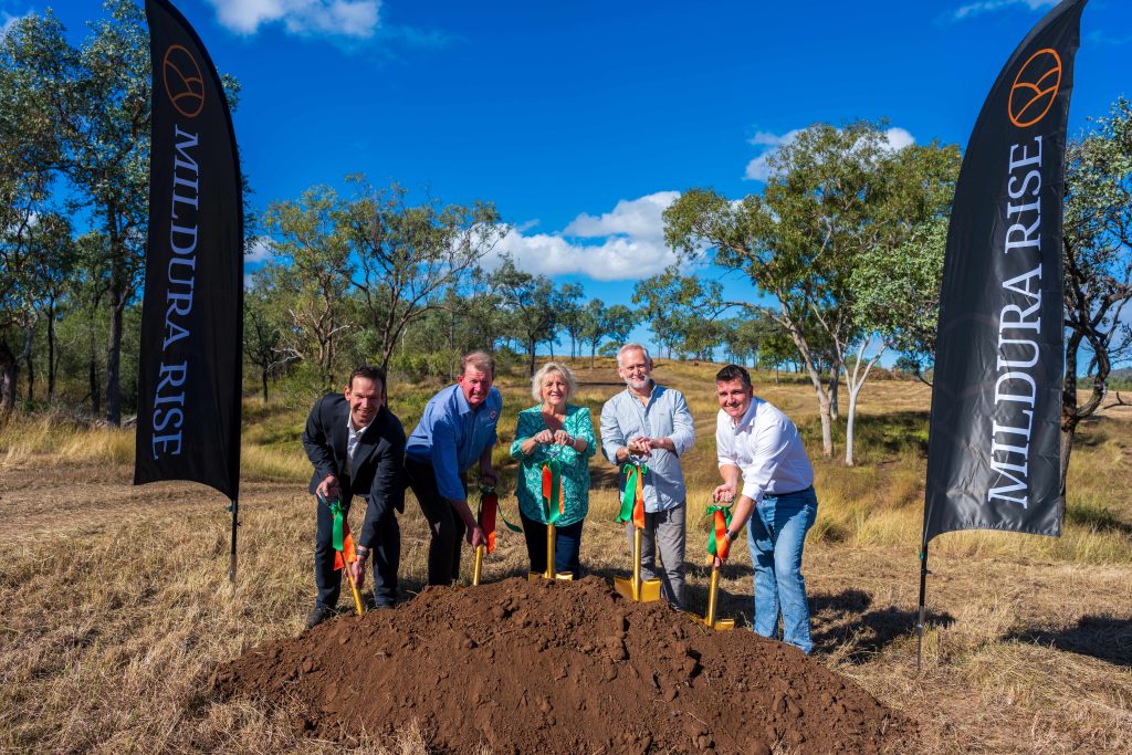 Ground broken at Mildura Rise Estate as growth drives demand for new housing