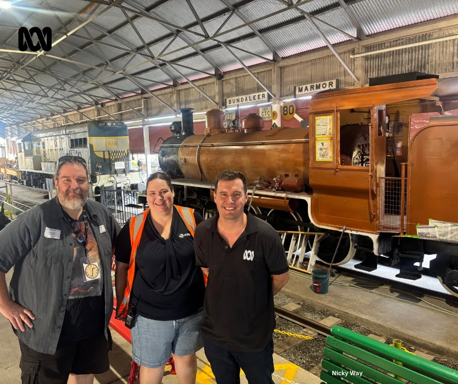 ABC Capricornia hits the road with Archer Park Rail Museum broadcast