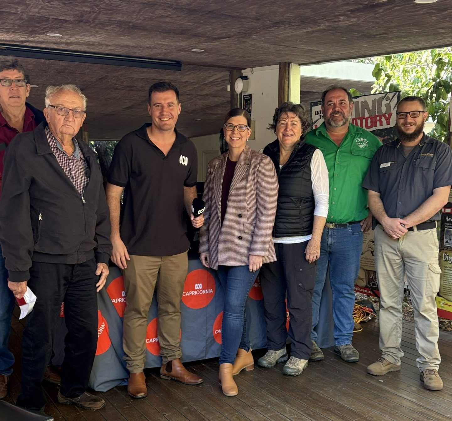 ABC Capricornia broadcasts live from Capricorn Caves