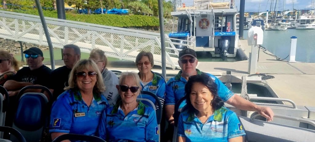Capricorn Coast Visitor Centre volunteers take to the water for whale watching season